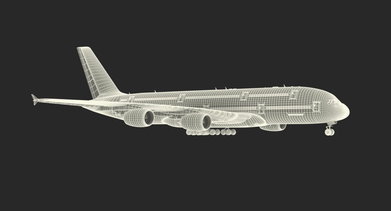 Airbus A380-1000 Air France 3D